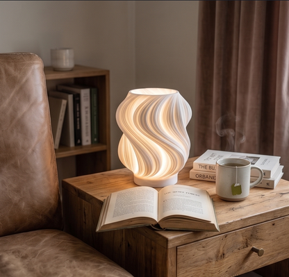Luna Modern 3D Baskı Dekoratif Masa Lambası